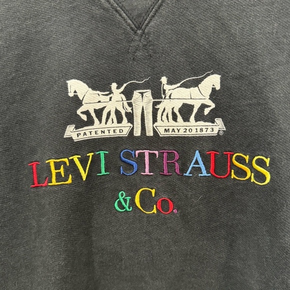 EUC Levi’s 90s Logo Crewneck Sweatshirt - Men’s Size S - Picture 2 of 4